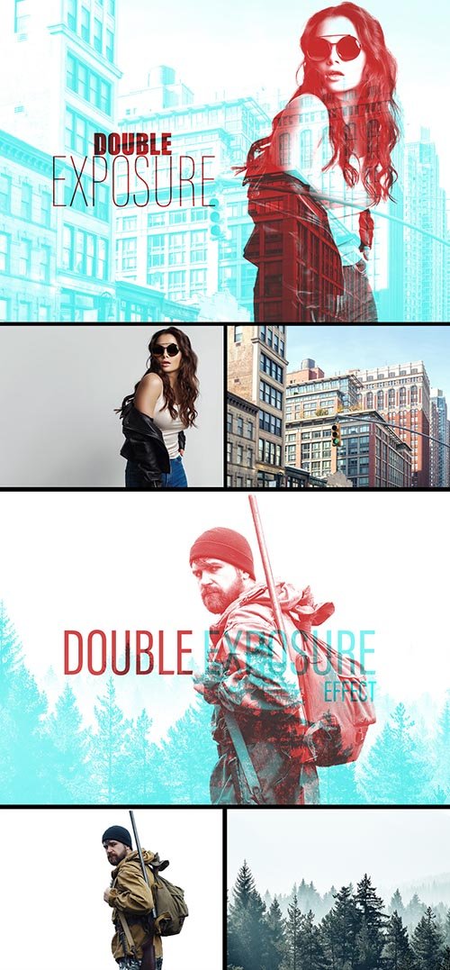 Double Exposure Effect Mockup 383348933