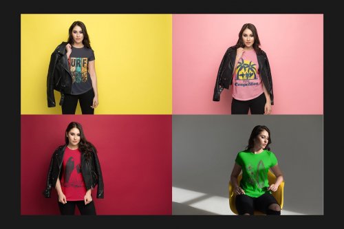 T-Shirt Mock-Up Set 3791241