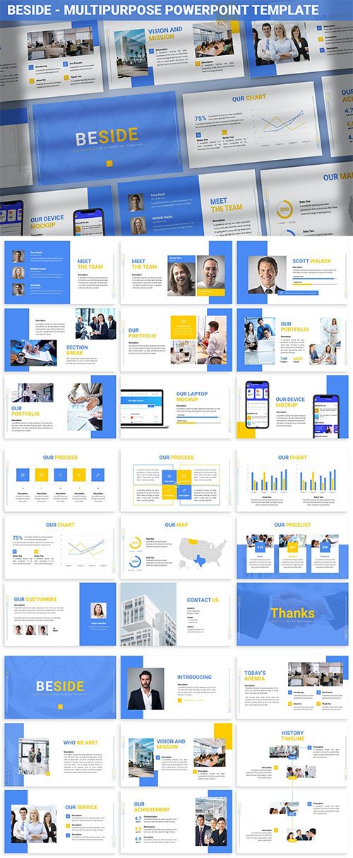 Beside - Multipurpose Powerpoint Template