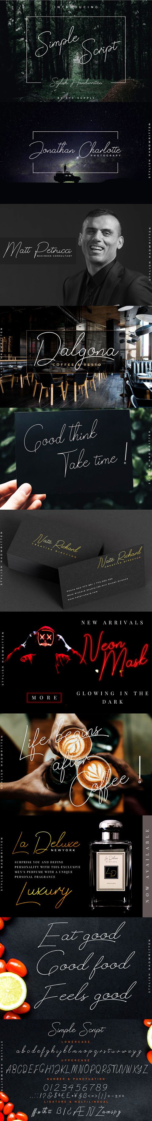 Simple Script - Stylish Handwritten Font