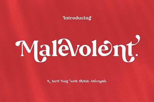 Malevolent - Playful Serif YR