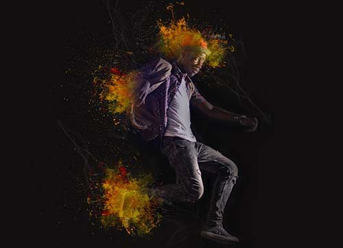 Real Fire Photoshop Action 5265414