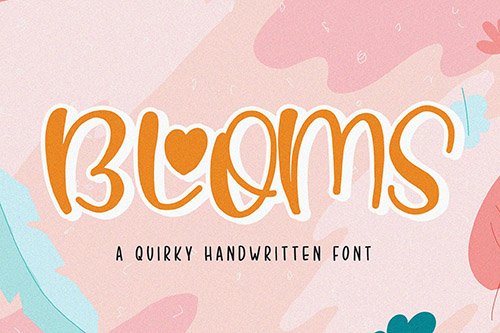Blooms - Handwritten Font