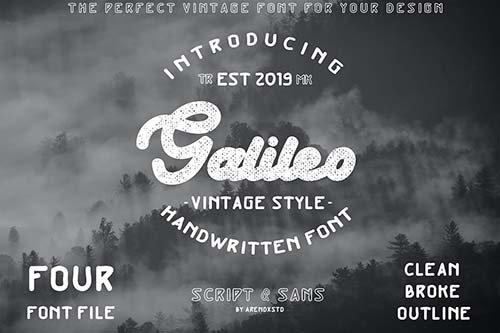Galileo Vintage Font
