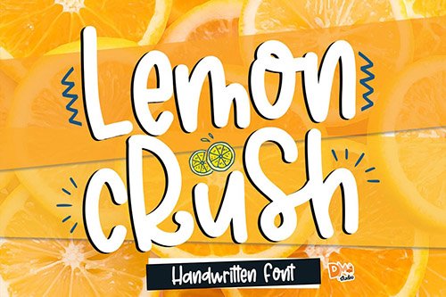 Lemon Crush - Handwritten Font