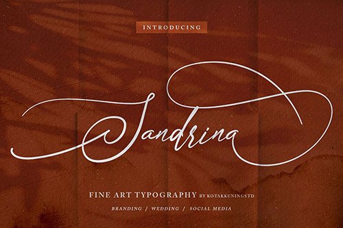 Sandrina - Elegant Calligraphy Script