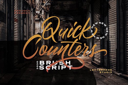 Quick Counters - Brush Script