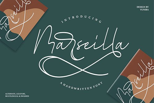 Marseilla | A Handwritten Font