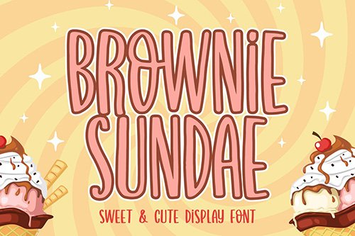 Brownie Sundae