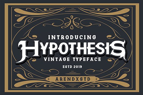 Hypothesis Typeface