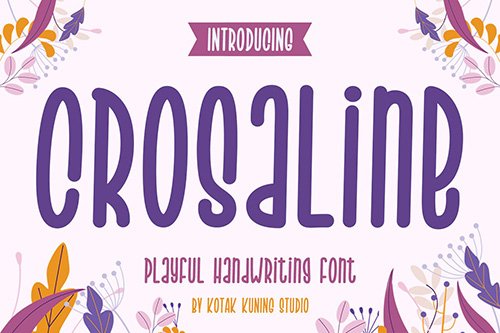 Crosaline - Playful Handwriting Font