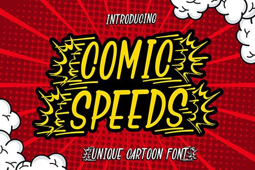 Comic Speeds - Cartoon Display Font