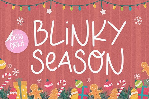 Blinky Season Handwriting Font YH