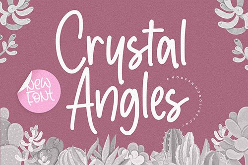 Crystal Angles Font YH