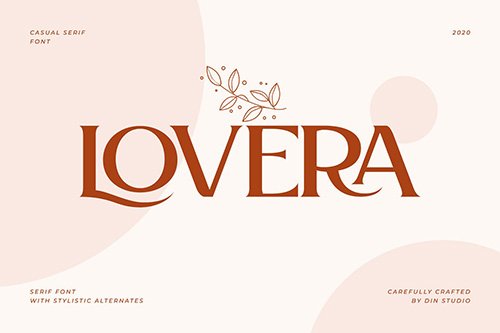 Lovera-Elegant Serif Font