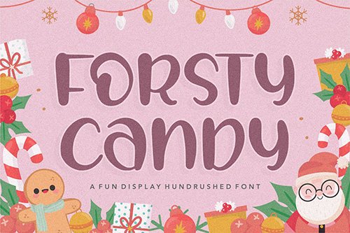 Forsty Candy Display Brush Font YH