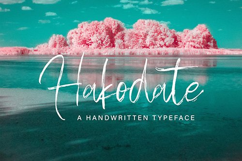 Hakodate - Handbrush Typeface