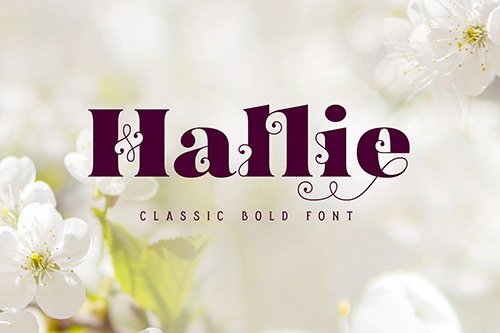 Hallie - Bold Classic Font
