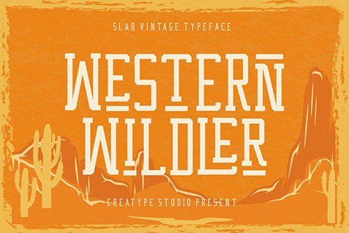 Western Wildler Slab Vintage