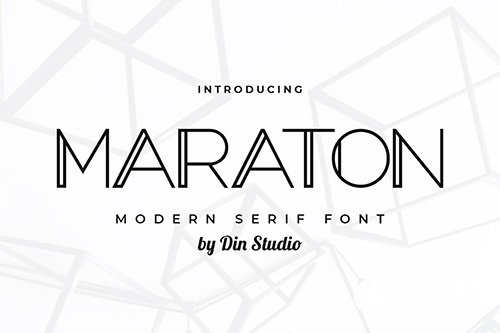 Maraton-Modern Serif Font