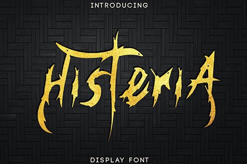 Histeria Typeface
