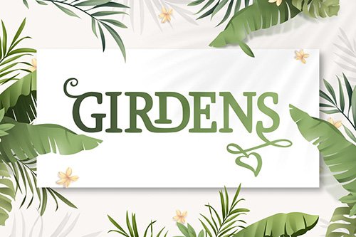 Girdens - Decorative Serif Font