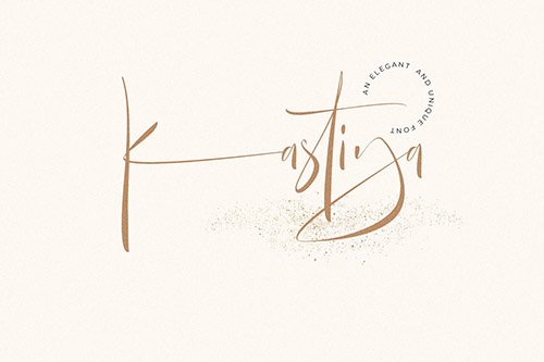 Kastiya - Elegant & Unique Fonts!