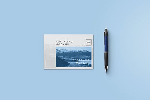 Post Card Mockup