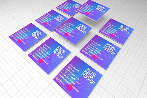 Social Media – Digital Mockup Template