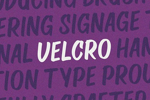VELCRO - Brush Font