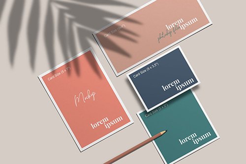 Invitation Cards Collection Mockup