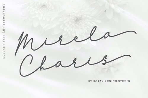 Mirela Charis - Stylish Signature Font