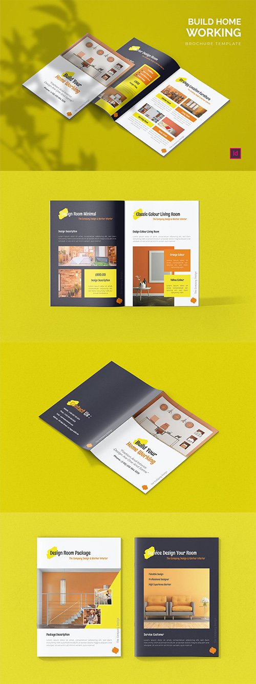 Build Home Working - Brochure Template
