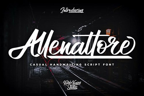 Allenattore - Casual Script Font