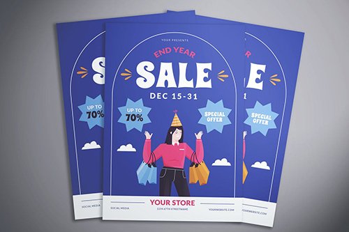 End Year Sale Flyer