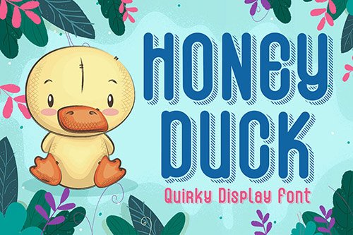 Honey Duck - Playful and Unique Font