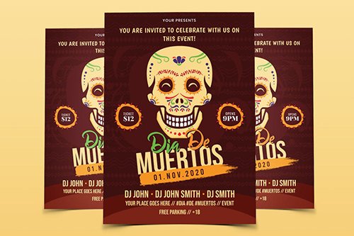 Day of the Dead Flyer Template