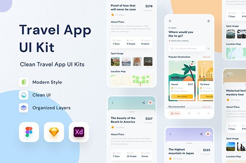 Travel App UI Kit