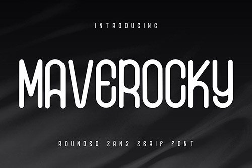 Maverocky - Rounded Sans Serif Font
