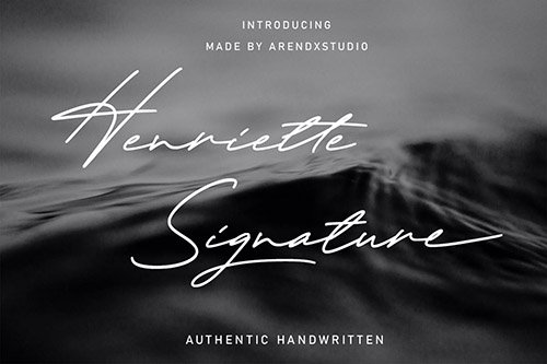 Henriette Signature Script Font