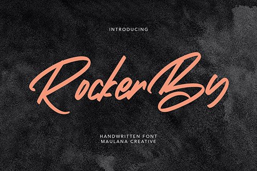 Rockerby Handwritten Modern Font