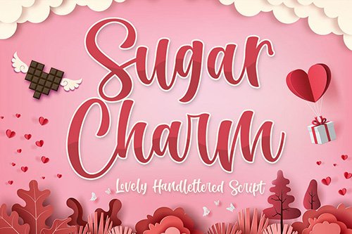 Sugar Charm - Sweet Script Font