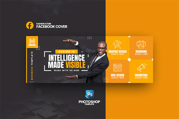 Monton - Business Facebook Cover PSD Template