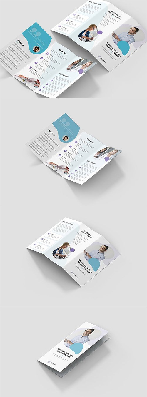 Brochure – StartUp Agency PSD Tri-Fold