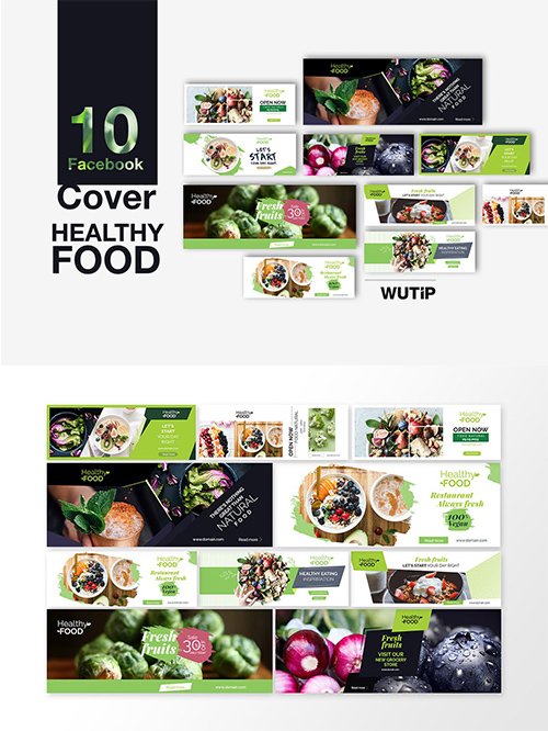 10 Facebook Cover - Healthy Food