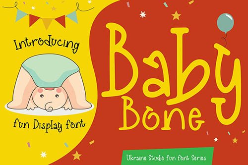 Baby Bone - Creative Fun Children Display Font