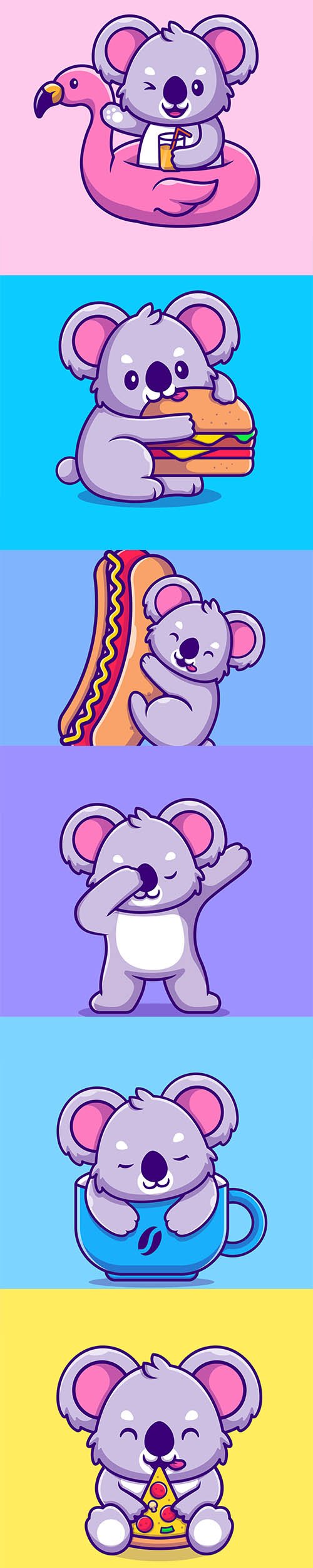 Cute Koala Illustrations