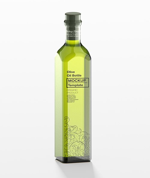 Olive Oil Bottle Mockup 333537173