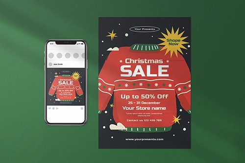 Christmas Sale Flyer Pack