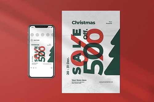 Christmas Sale Flyer Pack
